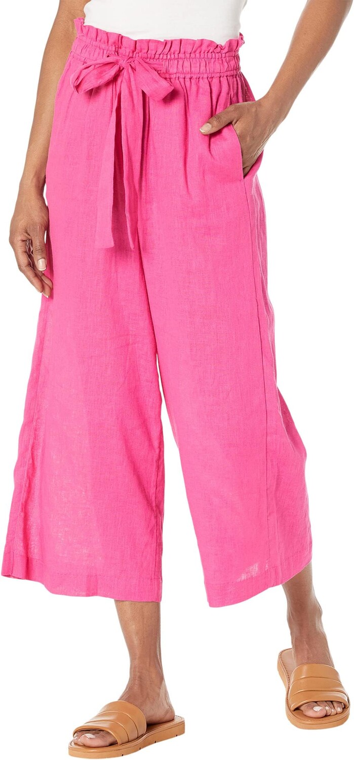 

Широкие брюки с завязками спереди MICHAEL Michael Kors, цвет Cerise