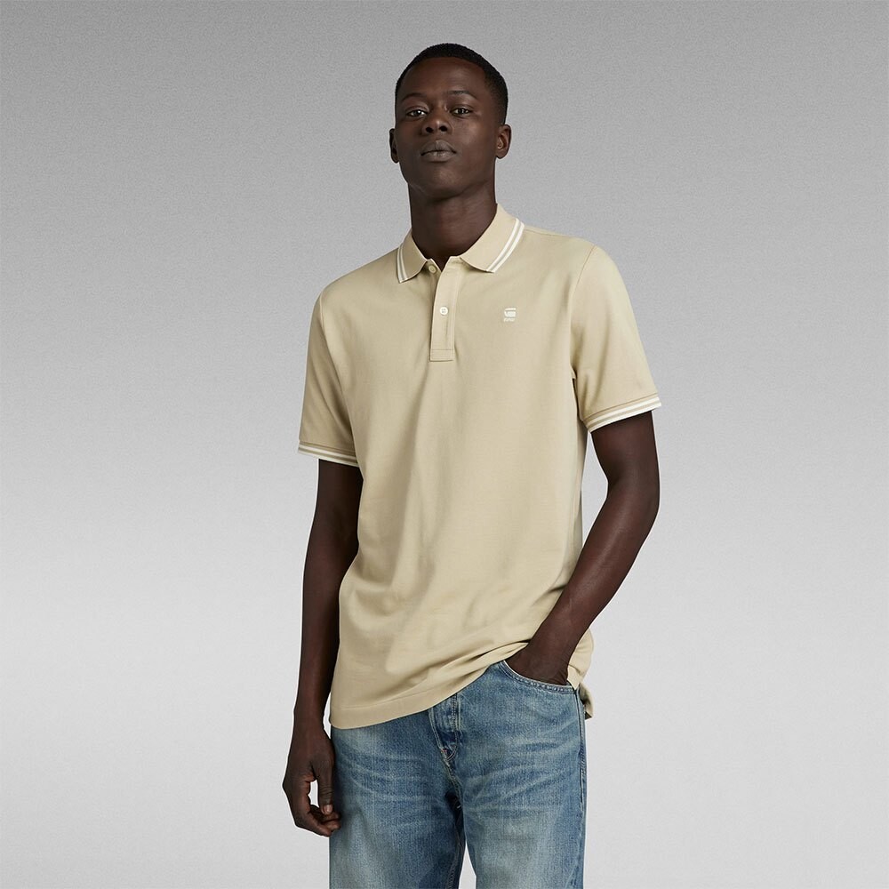 

Поло G-Star Dunda Slim Fit, желтый