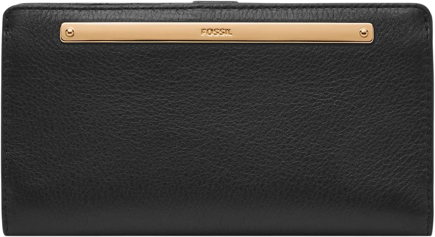 

Кошелек Liza Slim Bifold Fossil, черный