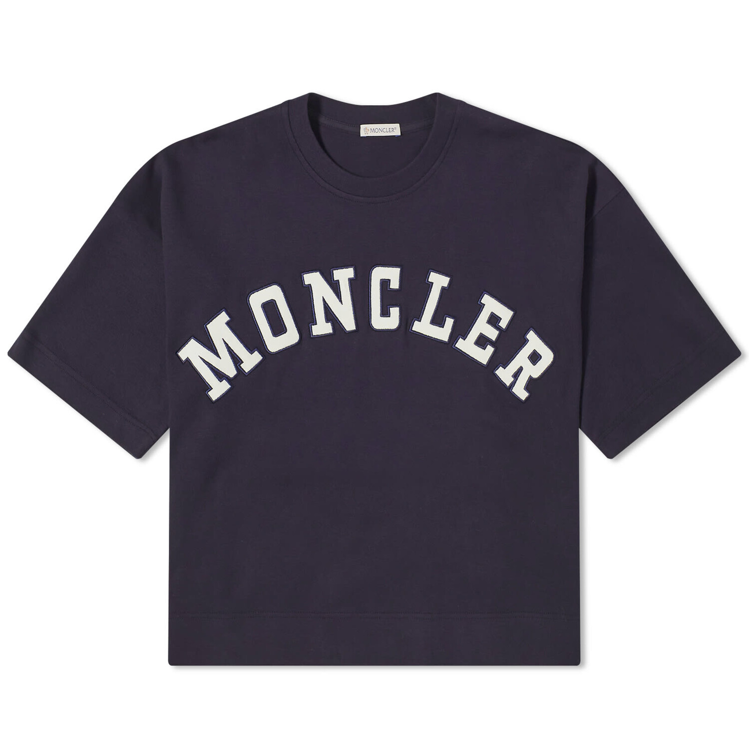 

Футболка Moncler Boxy Logo, синий