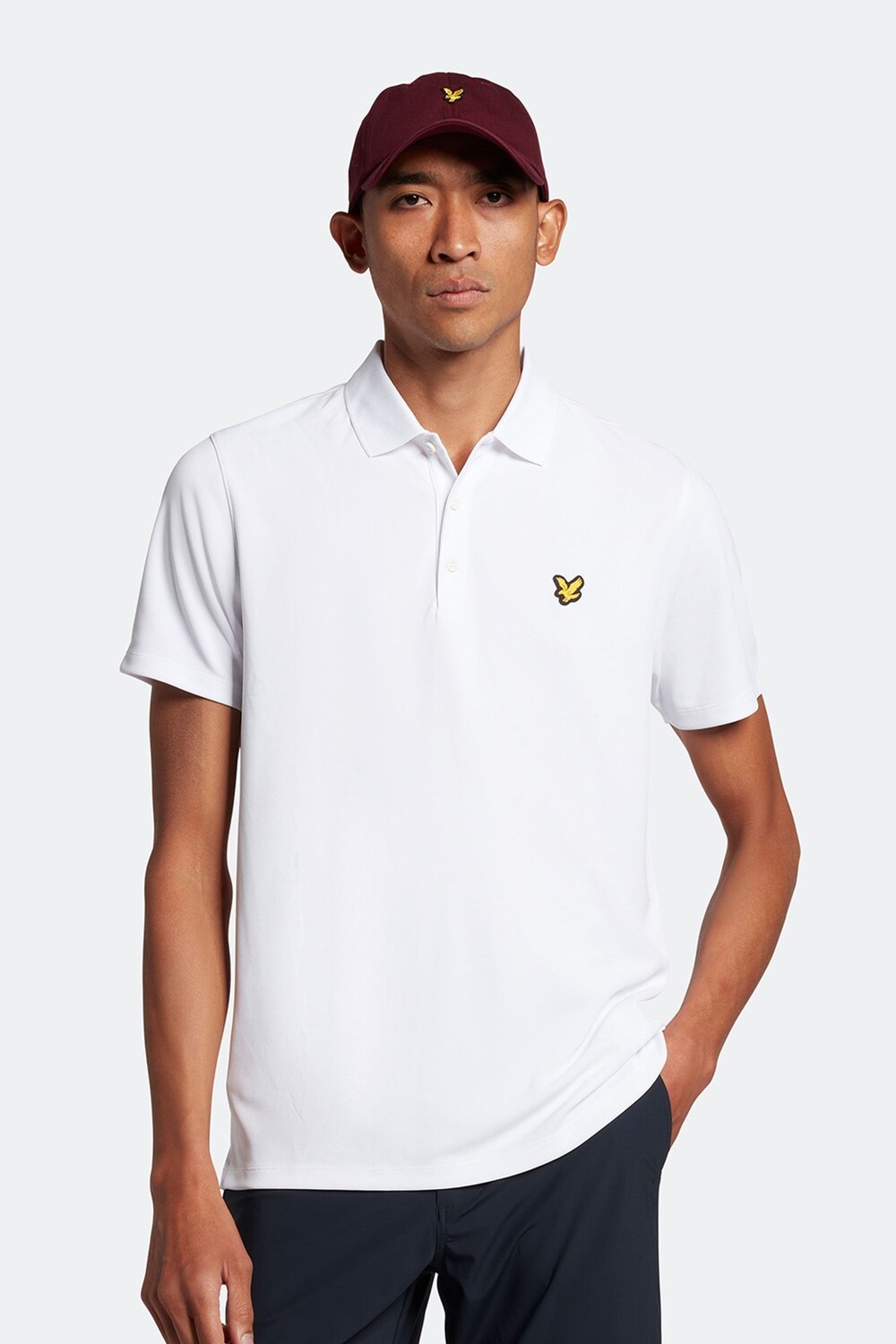 

Белая рубашка-поло Golf Tech Lyle & Scott, белый