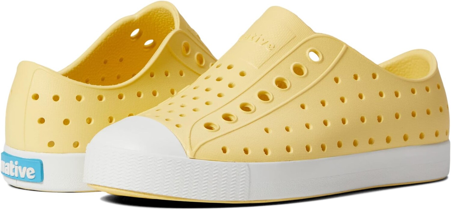 

Кроссовки Jefferson Slip-on Sneakers Native Shoes Kids, цвет Gone Bananas Yellow/Shell White