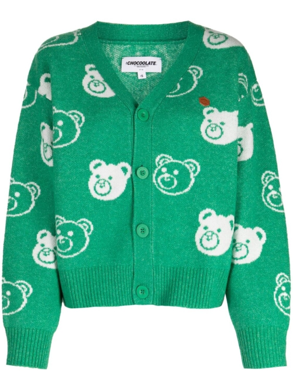 

CHOCOOLATE кардиган с принтом Teddy Bear, зеленый
