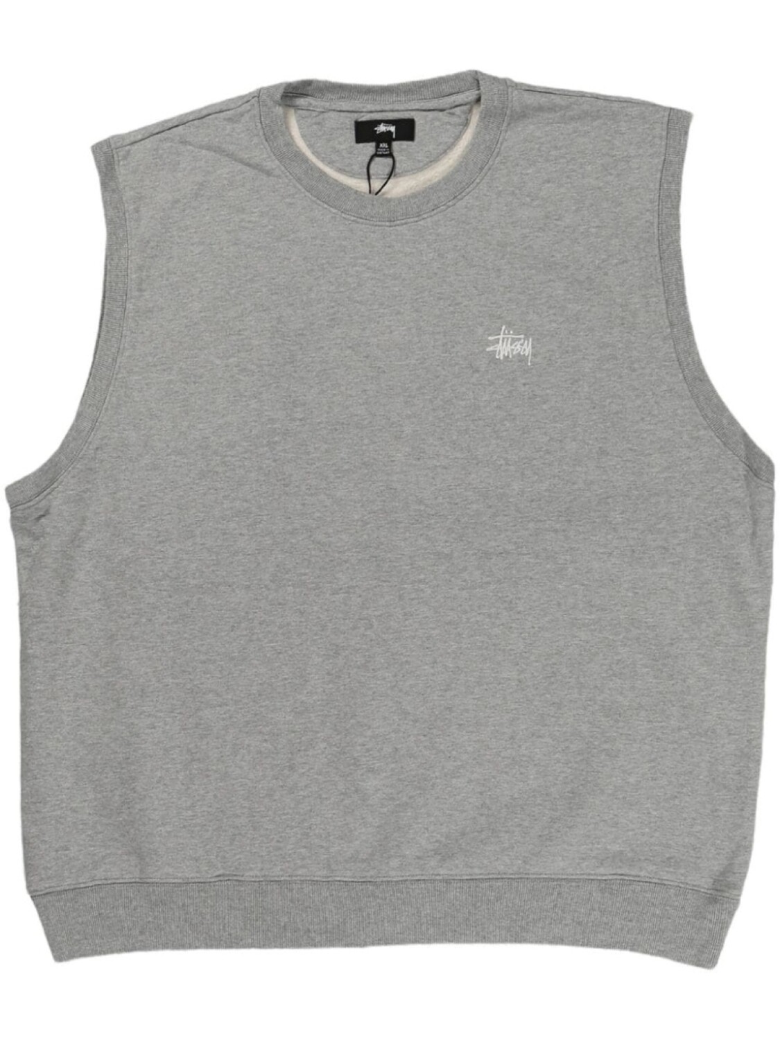 

Stüssy жилет с вышитым логотипом, серый