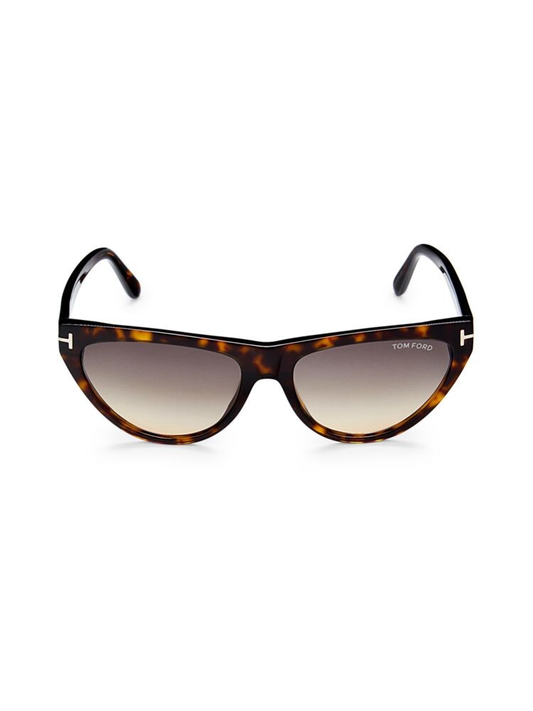 

Солнцезащитные очки «кошачий глаз» 56MM Tom Ford, цвет Brown Beige