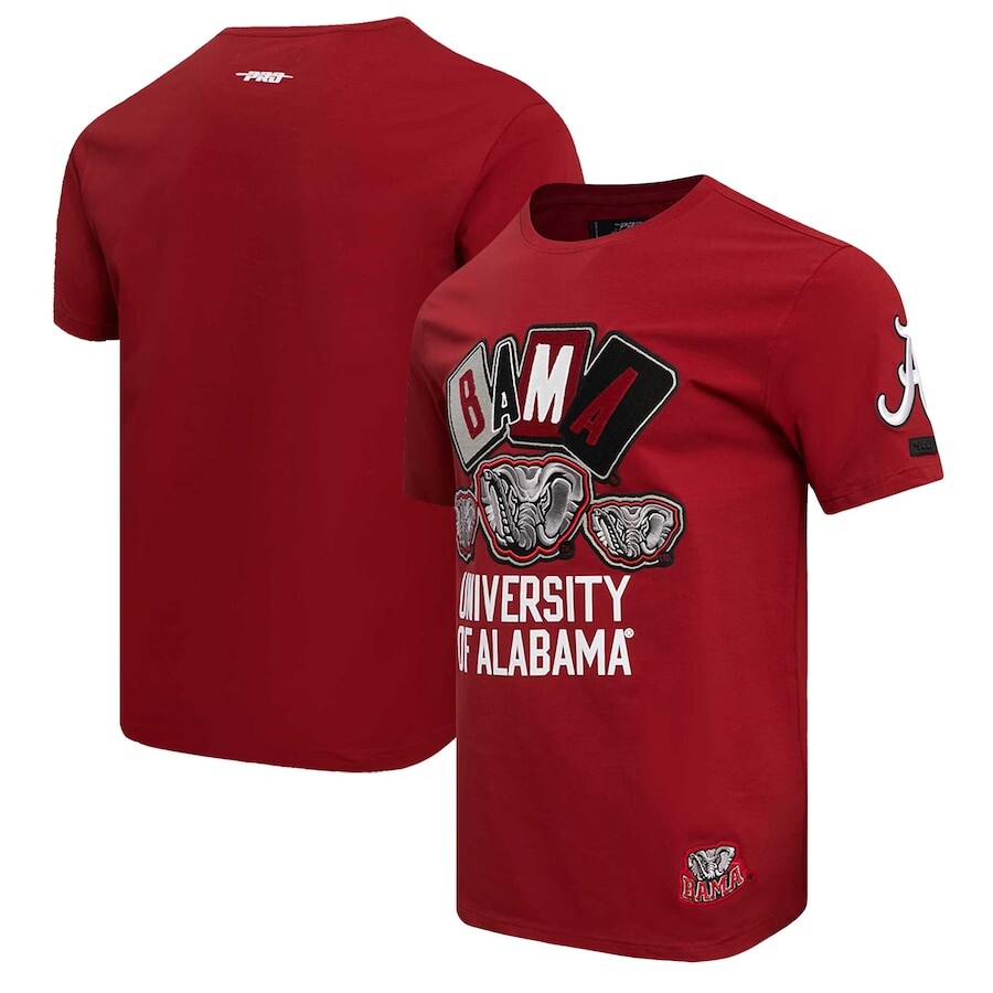 

Футболка с коротким рукавом Pro Standard Alabama Crimson Tide, малиновый