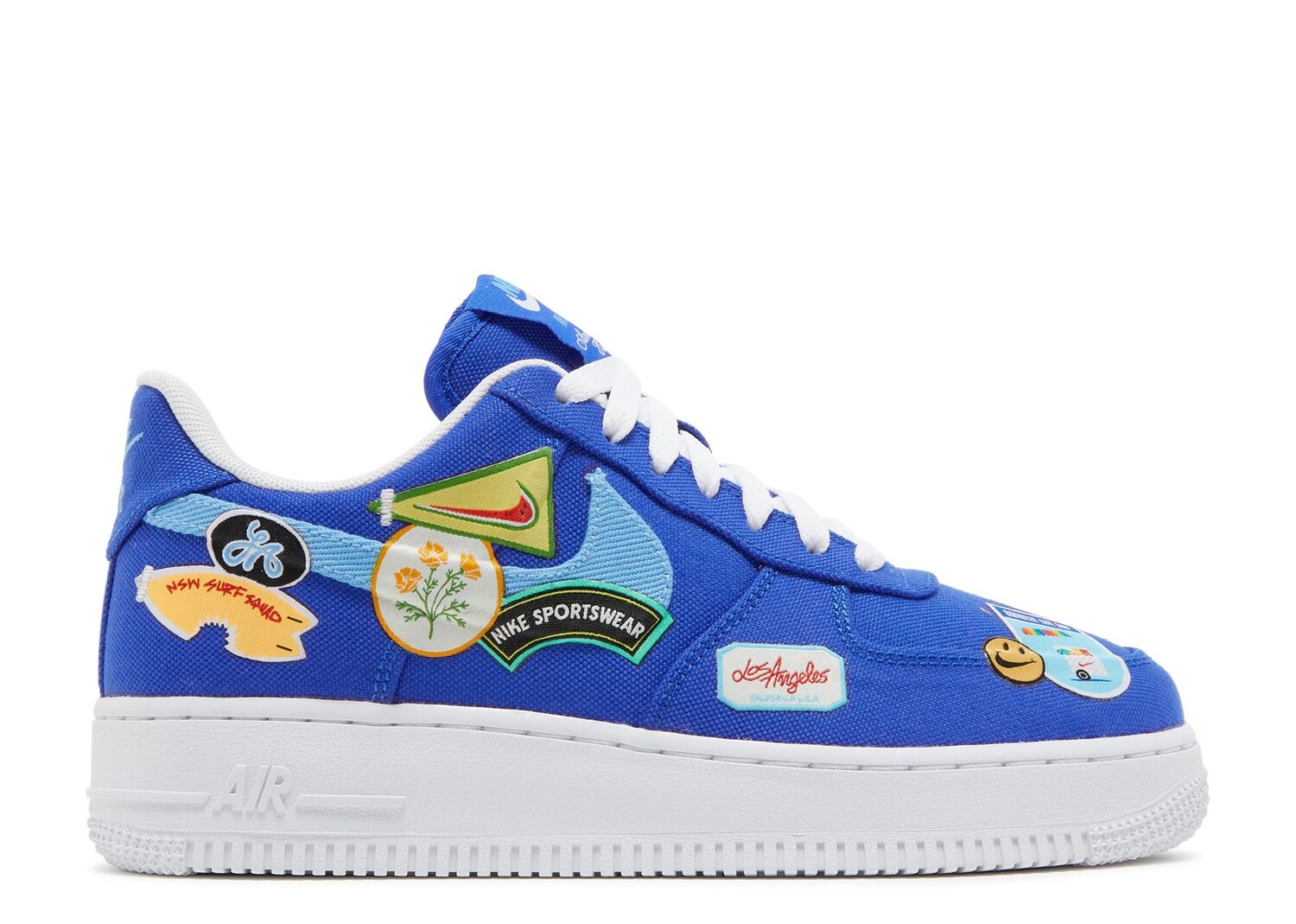 

Кроссовки Nike Wmns Air Force 1 '07 'Patched Up - Los Angeles', синий