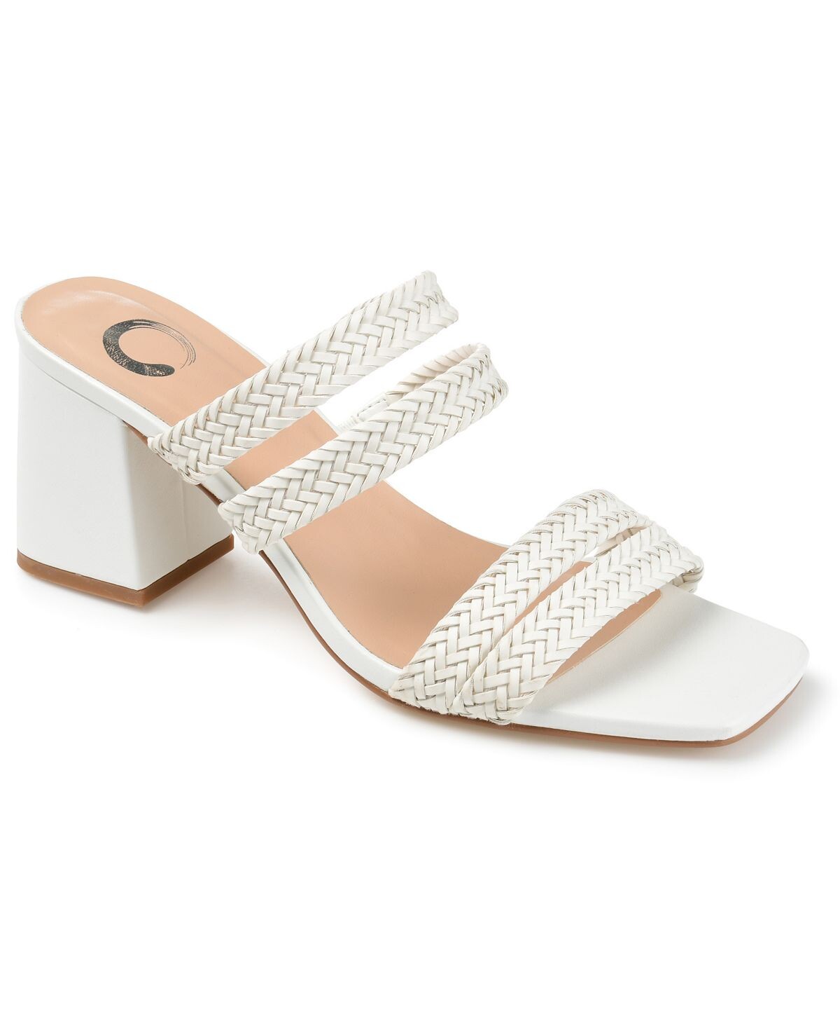 

Женские тканые сандалии Natia Journee Collection, белый