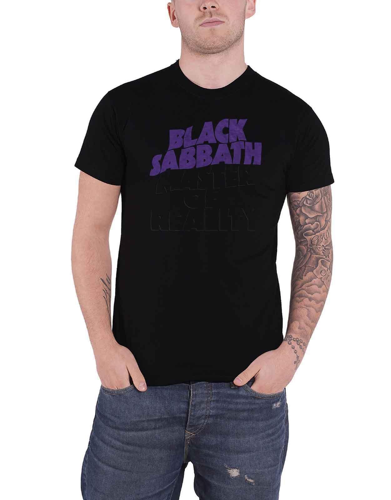 Футболка с альбомом Masters of Reality Black Sabbath, черный футболка black sabbath master of reality