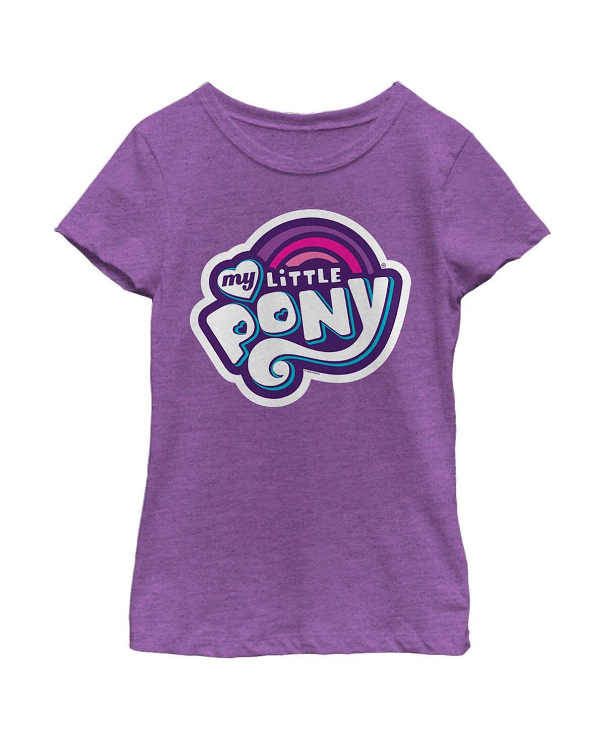 

Детская футболка с классическим логотипом My Little Pony для девочек Hasbro