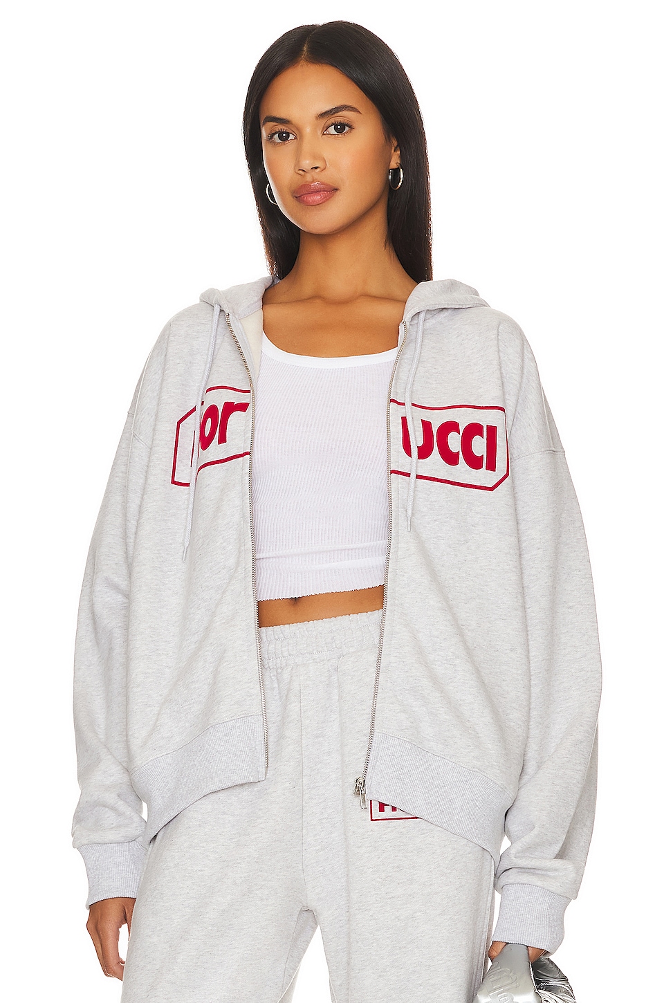 Толстовка FIORUCCI Logo Zip, серый