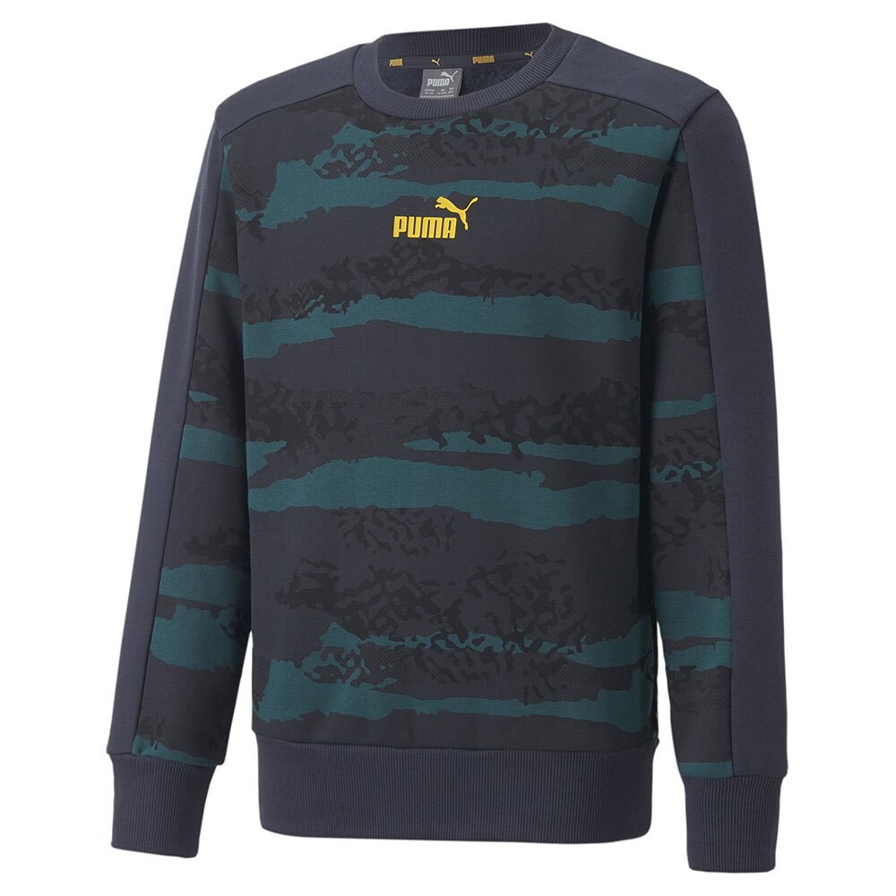 

Толстовка Puma Alpha Aop Crew Fl, синий