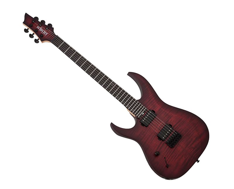 цена Электрогитара Schecter Sunset-6 Extreme Left Handed Electric Guitar - Scarlet Burst