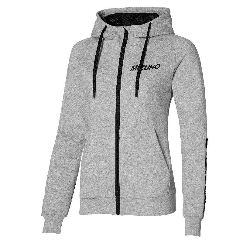 

Толстовка Mizuno Katakana Full Zip, серый