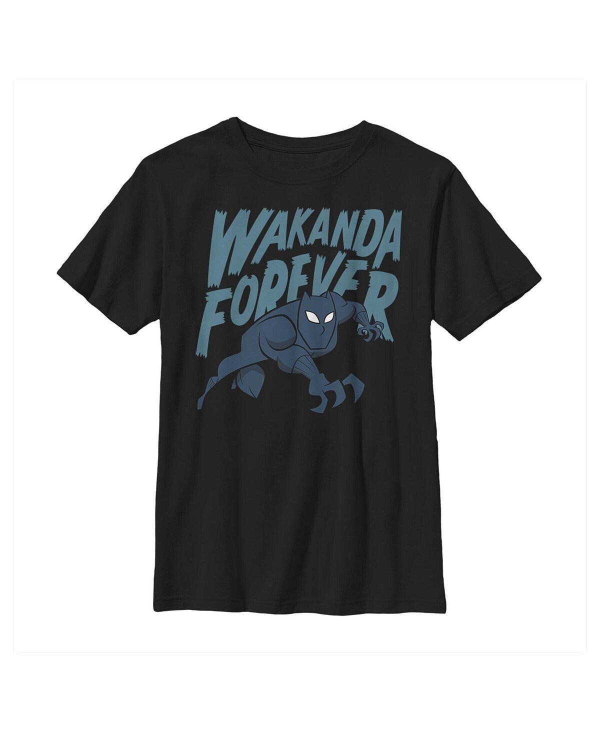 

Детская футболка Black Panther Wakanda Forever для мальчиков Marvel