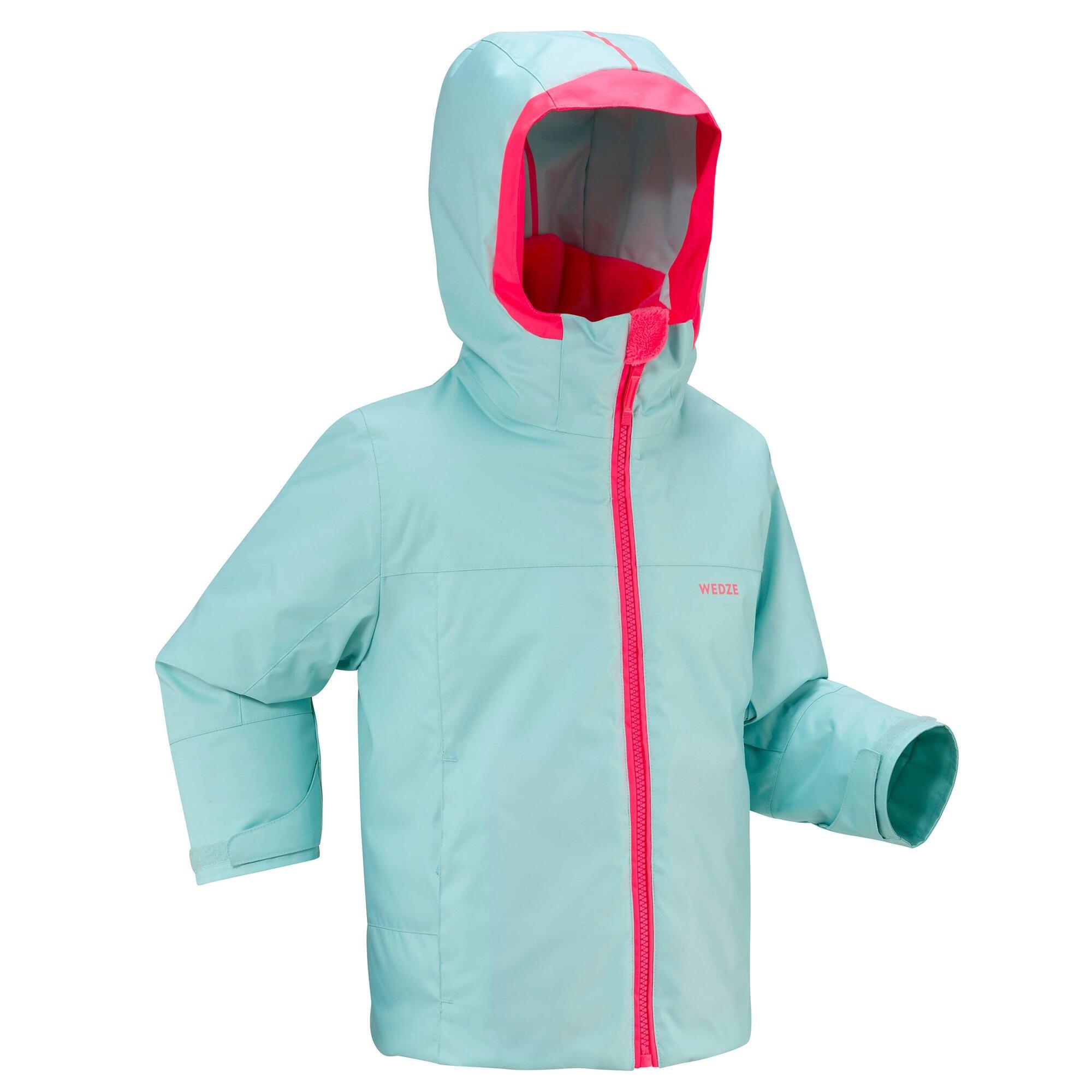 Теплая и водонепроницаемая лыжная куртка Decathlon 500 Pull'N Fit Wedze, синий