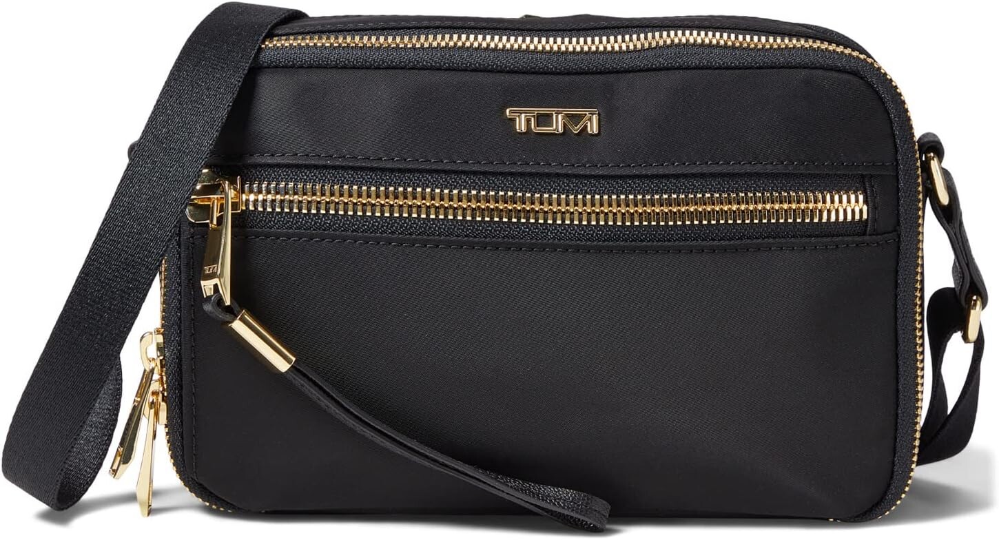 

Кроссбоди Voyageur Langley Tumi, цвет Black/Gold