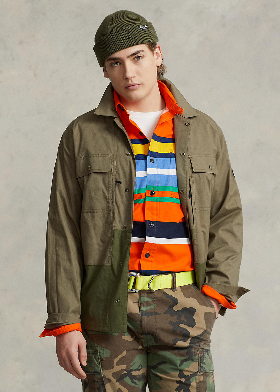 

Куртка из эластичного рипстопа со вставками Ralph Lauren