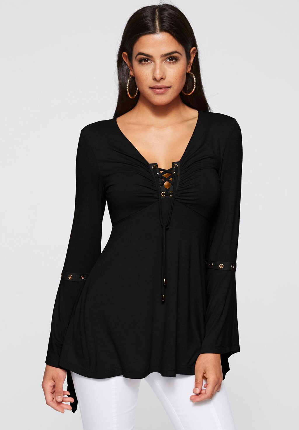 

Футболка с длинным рукавом bonprix, schwarz