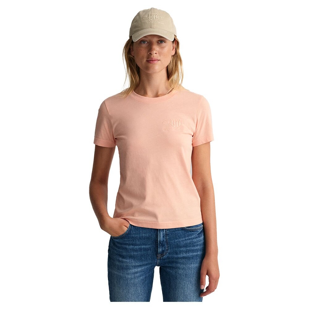 

Футболка Gant Reg Tonal Shield, оранжевый