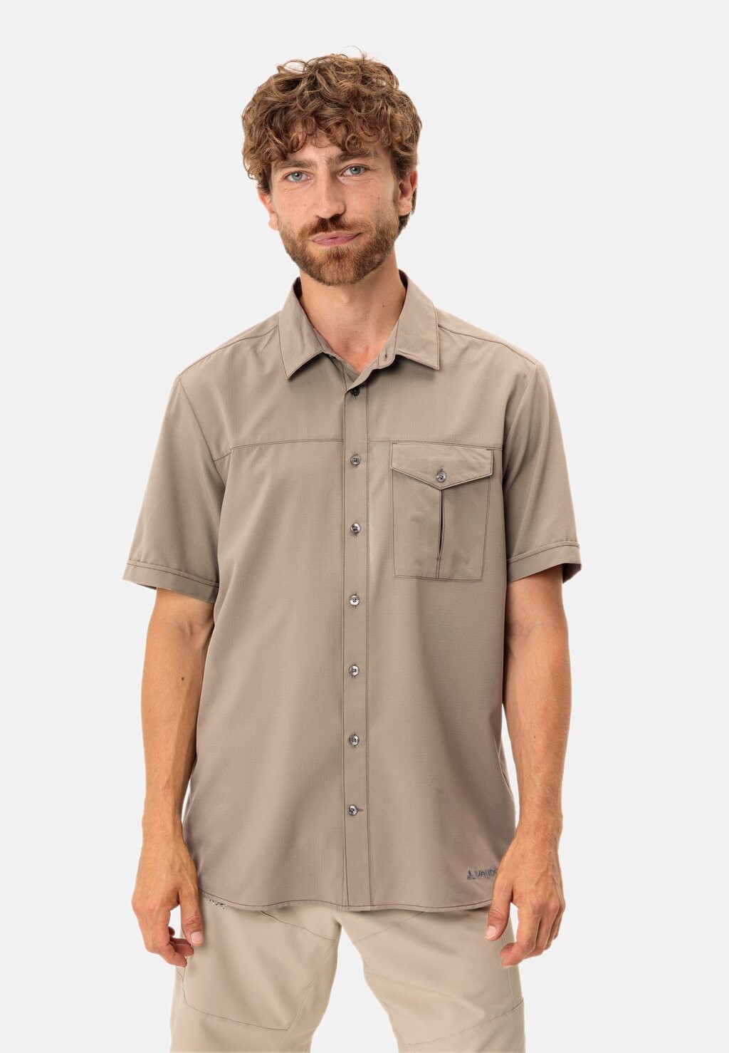 

Рубашка Vaude, цвет linen uni