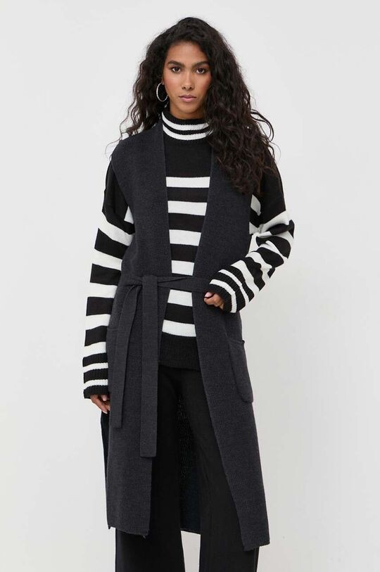 

Шерстяной кардиган Max Mara Leisure, серый
