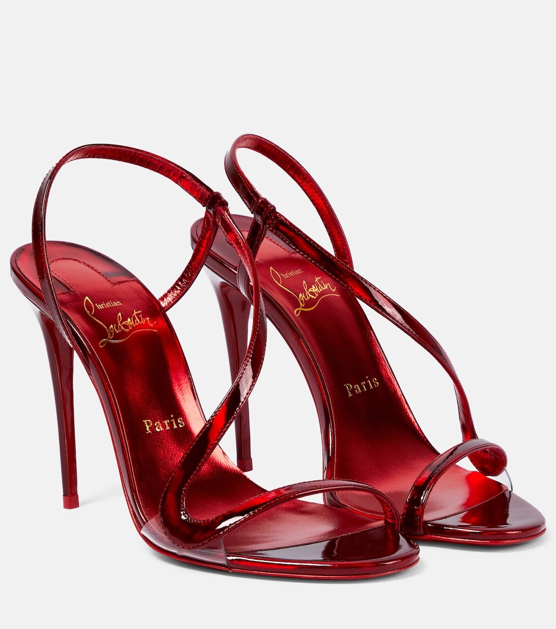 

Сандалии Rosalie из лакированной кожи Christian Louboutin, красный