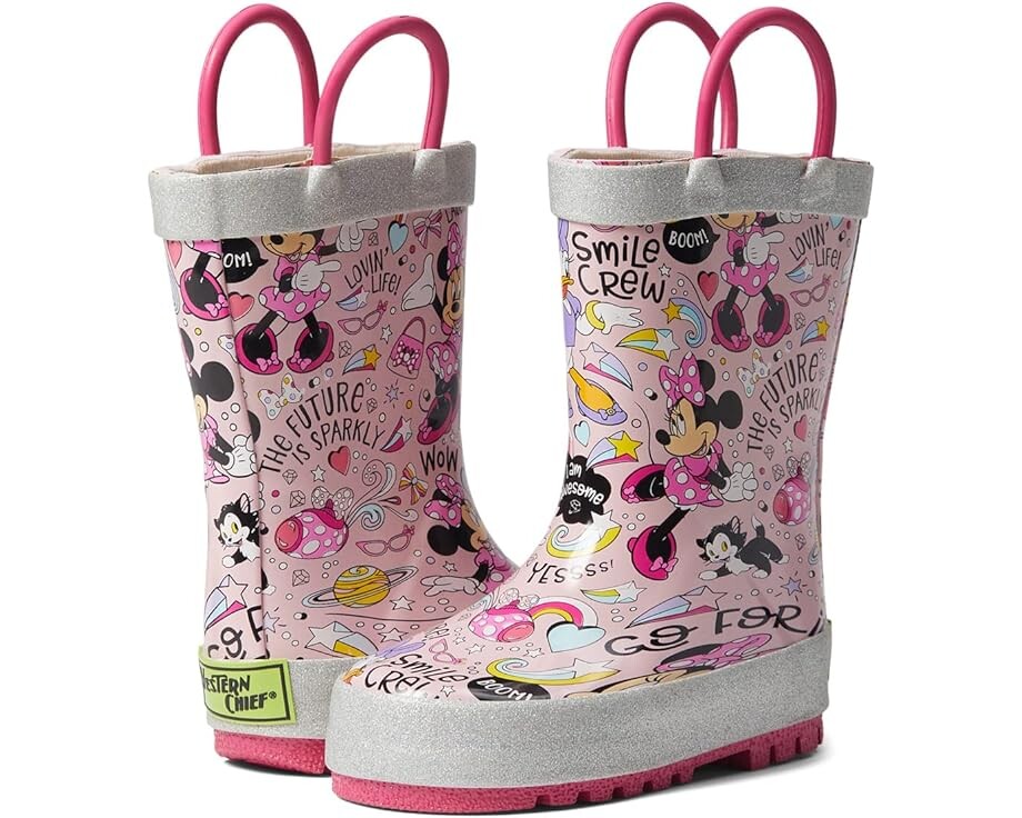 

Ботинки Western Chief Minnie Lovin Life Rain Boot, розовый