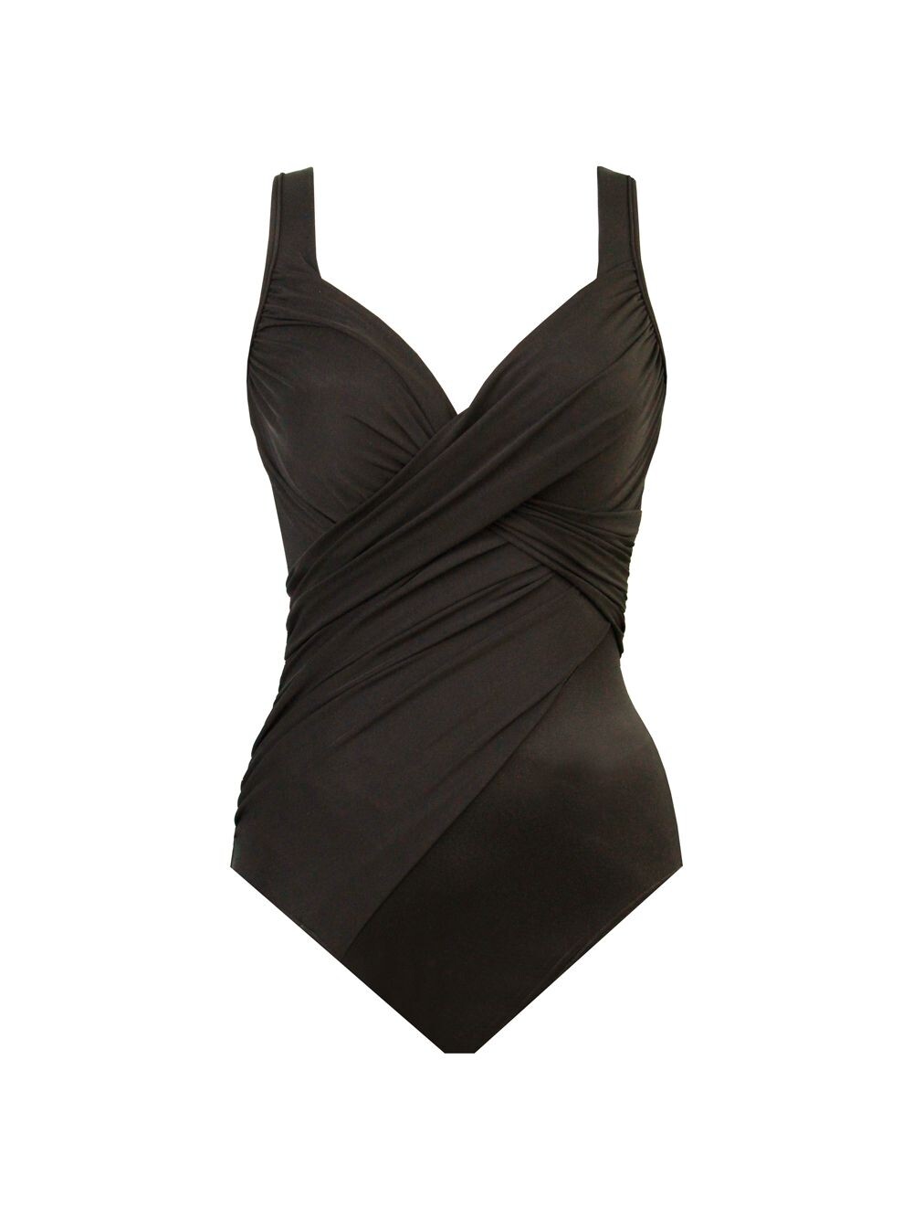 

Цельный купальник Rock Solid Revel Miraclesuit Swim, черный
