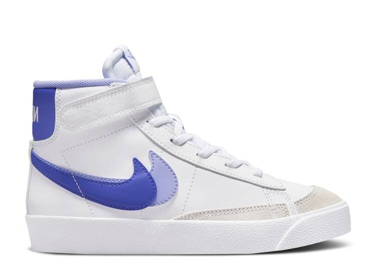 

Кроссовки Nike BLAZER MID '77 SE PS 'DOUBLE SWOOSH - PURPLE', белый
