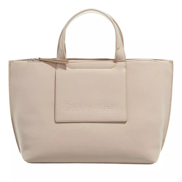 

Сумка-тоут ck set tote medium Calvin Klein, бежевый