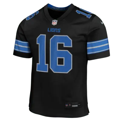 

Джерси Nike Jared Goff Detroit Lions, черный