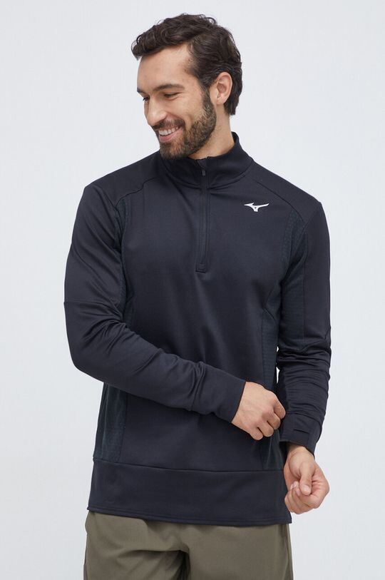 

Толстовка для бега Warmalite Mizuno, черный