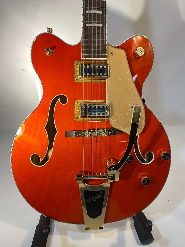 

Электрогитара Gretsch G5422TG Electromatic Classic Hollowbody Double-Cut Electric Guitar with Bigsby - Orange Stain