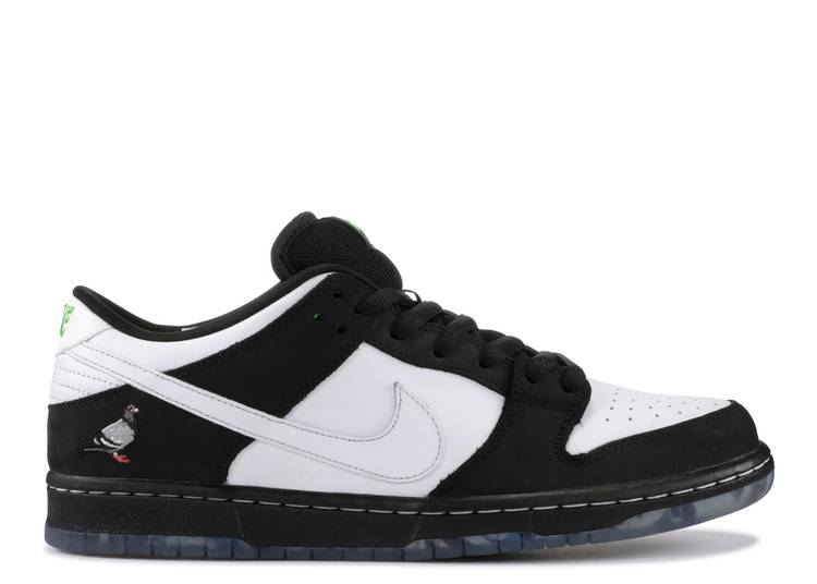 Кроссовки Nike JEFF STAPLE X DUNK LOW PRO SB 'PANDA PIGEON', черный лимитированные кроссовки nike jeff staple x dunk low pro sb pigeon серый