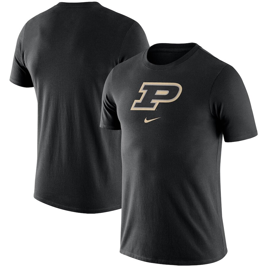 

Футболка с коротким рукавом Nike Purdue Boilermakers, черный