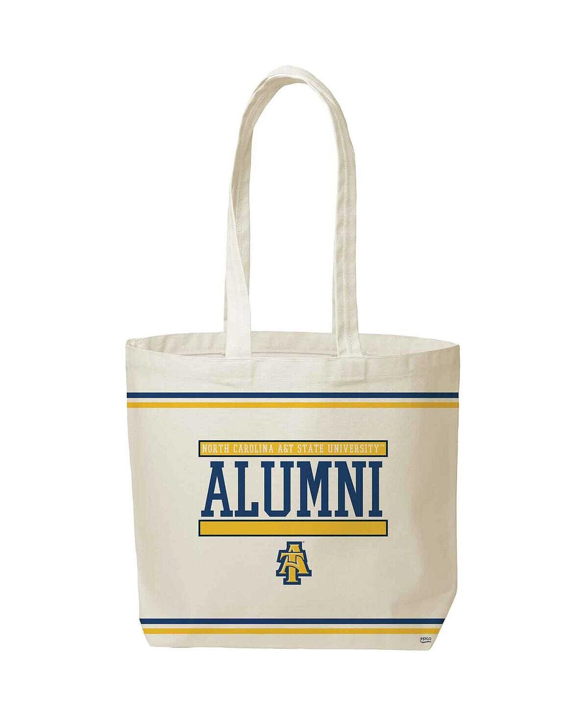 

Женская большая сумка North Carolina A&T Aggies Alumni Daily Grind Indigo Falls, белый
