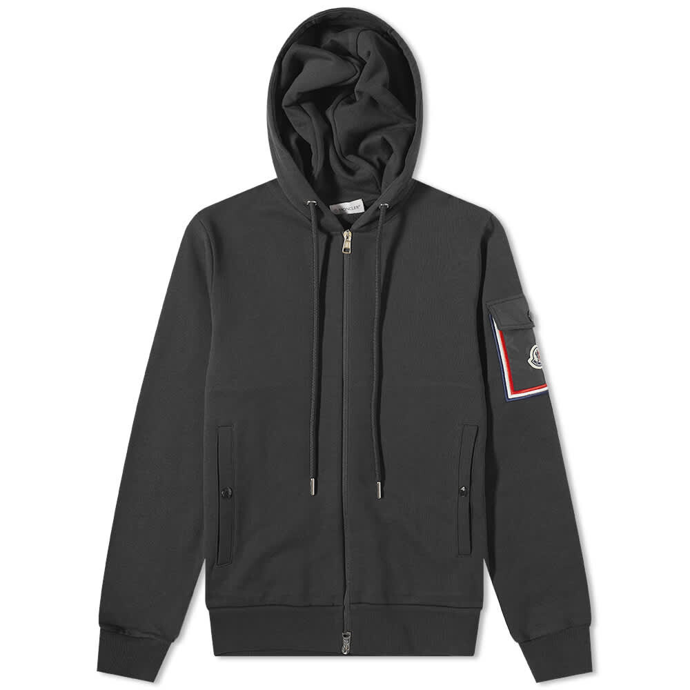 

Moncler Толстовка с карманом и молнией, черный