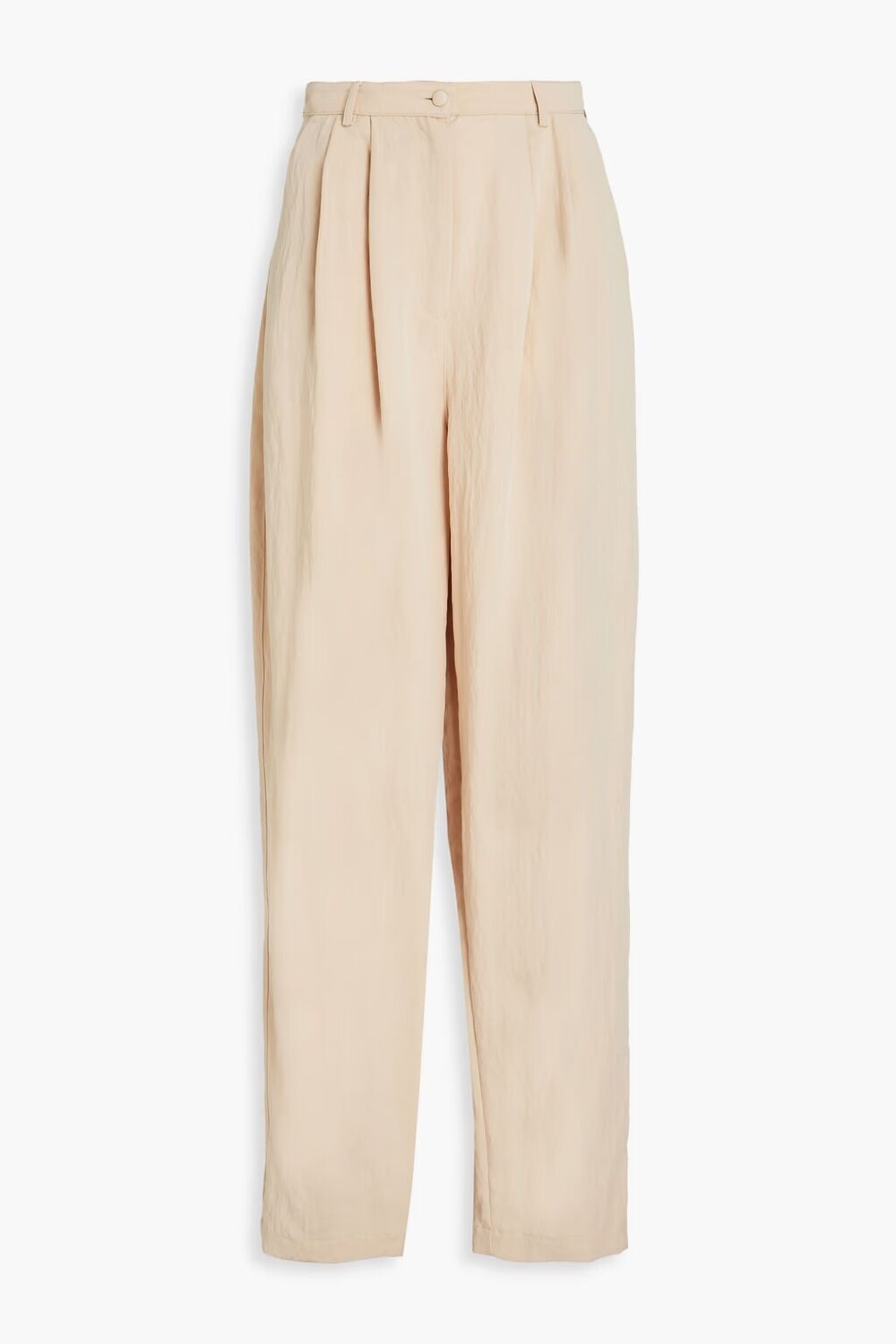 

Широкие брюки из смесового лиоцелла Emporio Armani, бежевый