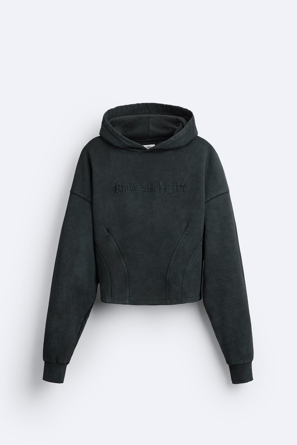 

Вышитая толстовка ZARA, синий