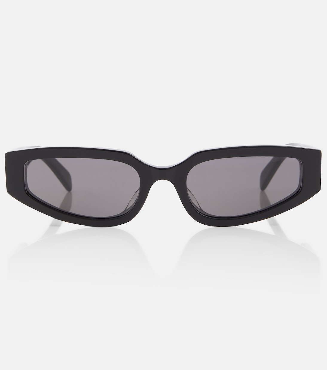 Солнцезащитные очки triomphe прямоугольной формы Celine Eyewear, черный фотографии