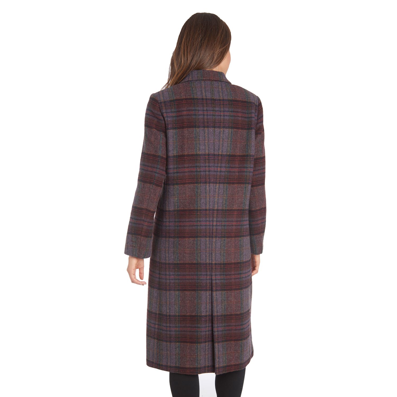 Женское пальто в клетку из смесовой шерсти Fleet Street Fleet Street
