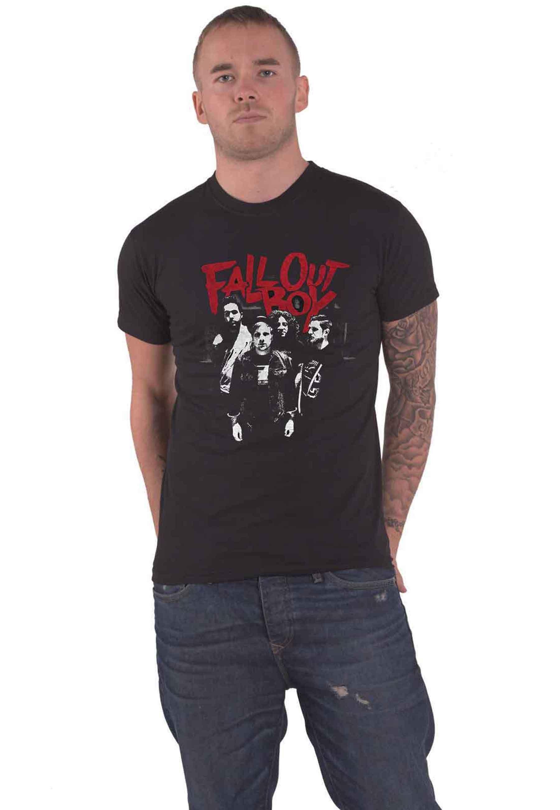 футболка в стиле панк скретч Fall Out Boy, черный компакт диски island records fall out boy make america psycho again cd