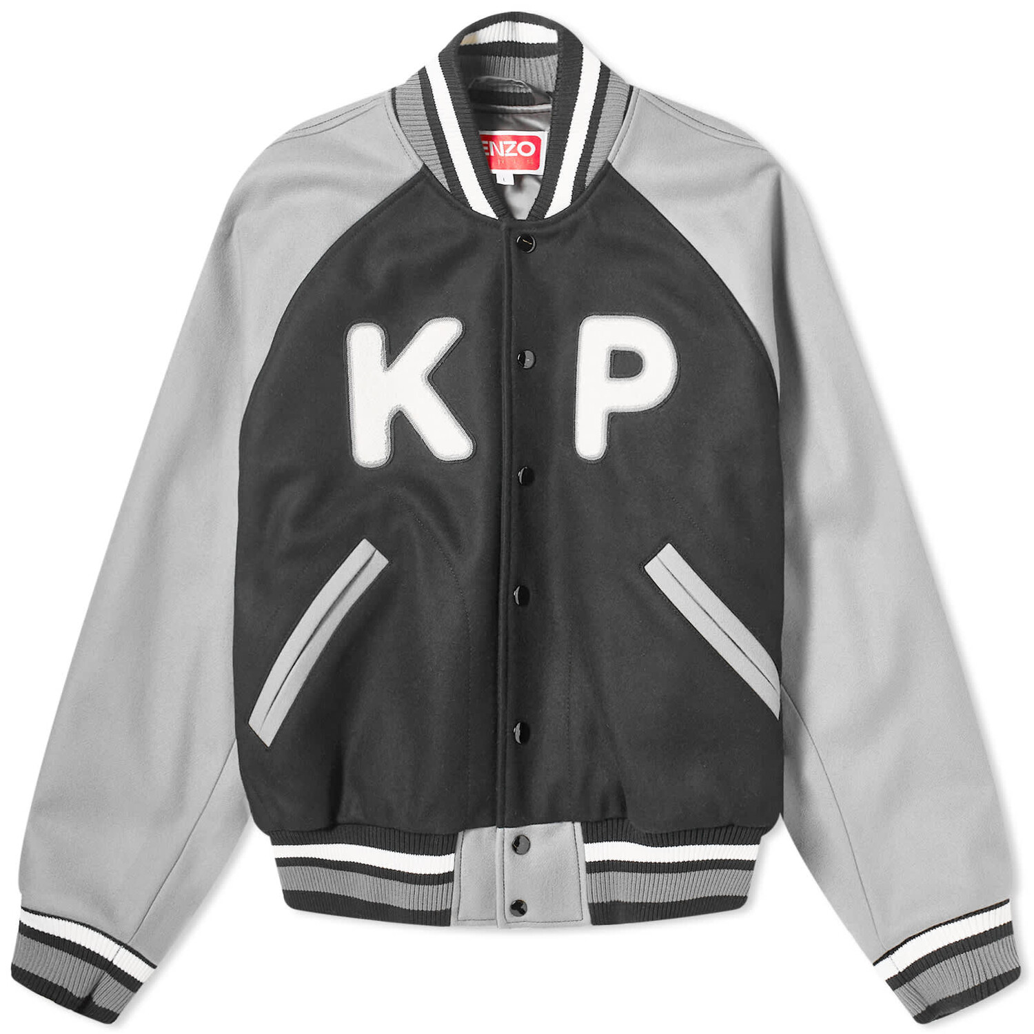 

Куртка Kenzo Wool Varsity, черный