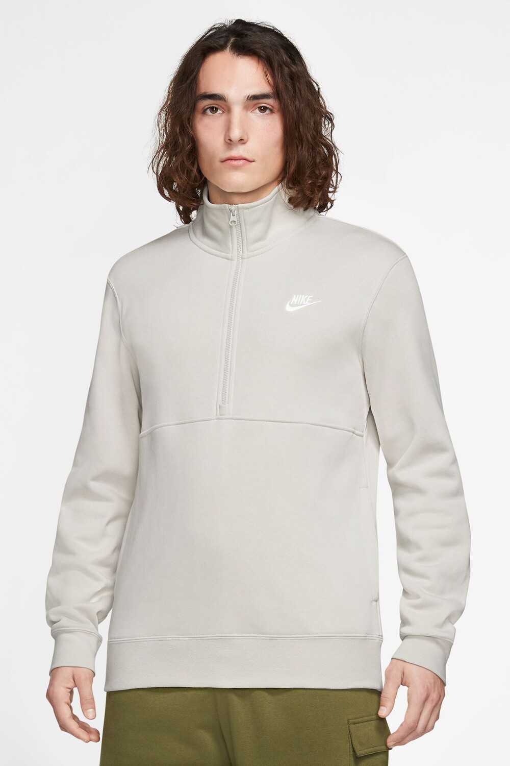 

Толстовка Club с молнией 1/2 с начесом сзади Nike