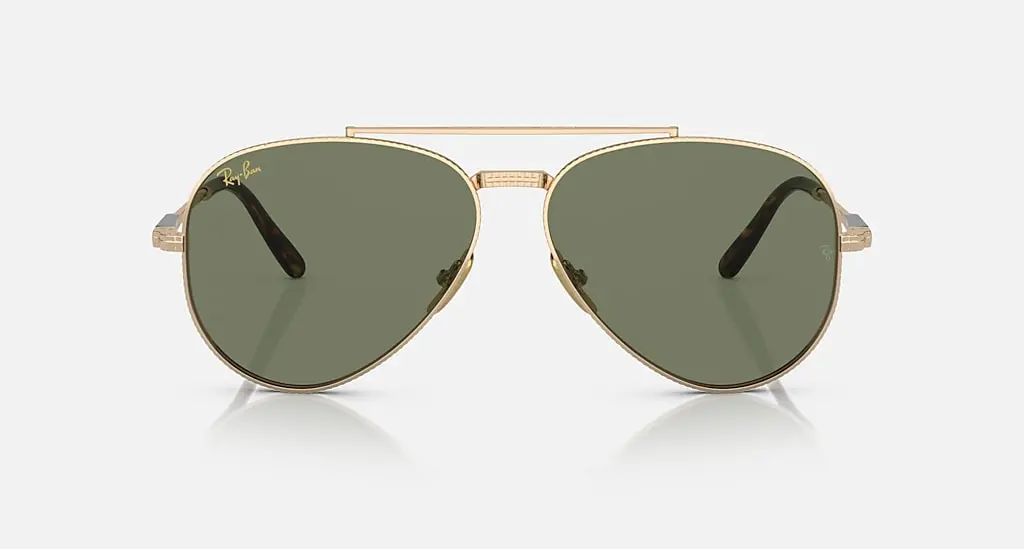 

Солнцезащитные очки Ray-Ban AVIATOR II TITANIUM, зеленый