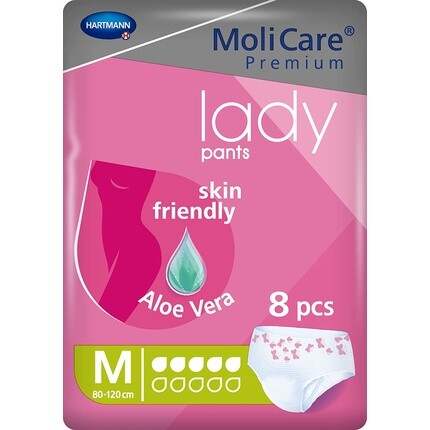 

MoliCare Premium Lady Pants Алоэ Вера 5 капель, размер M