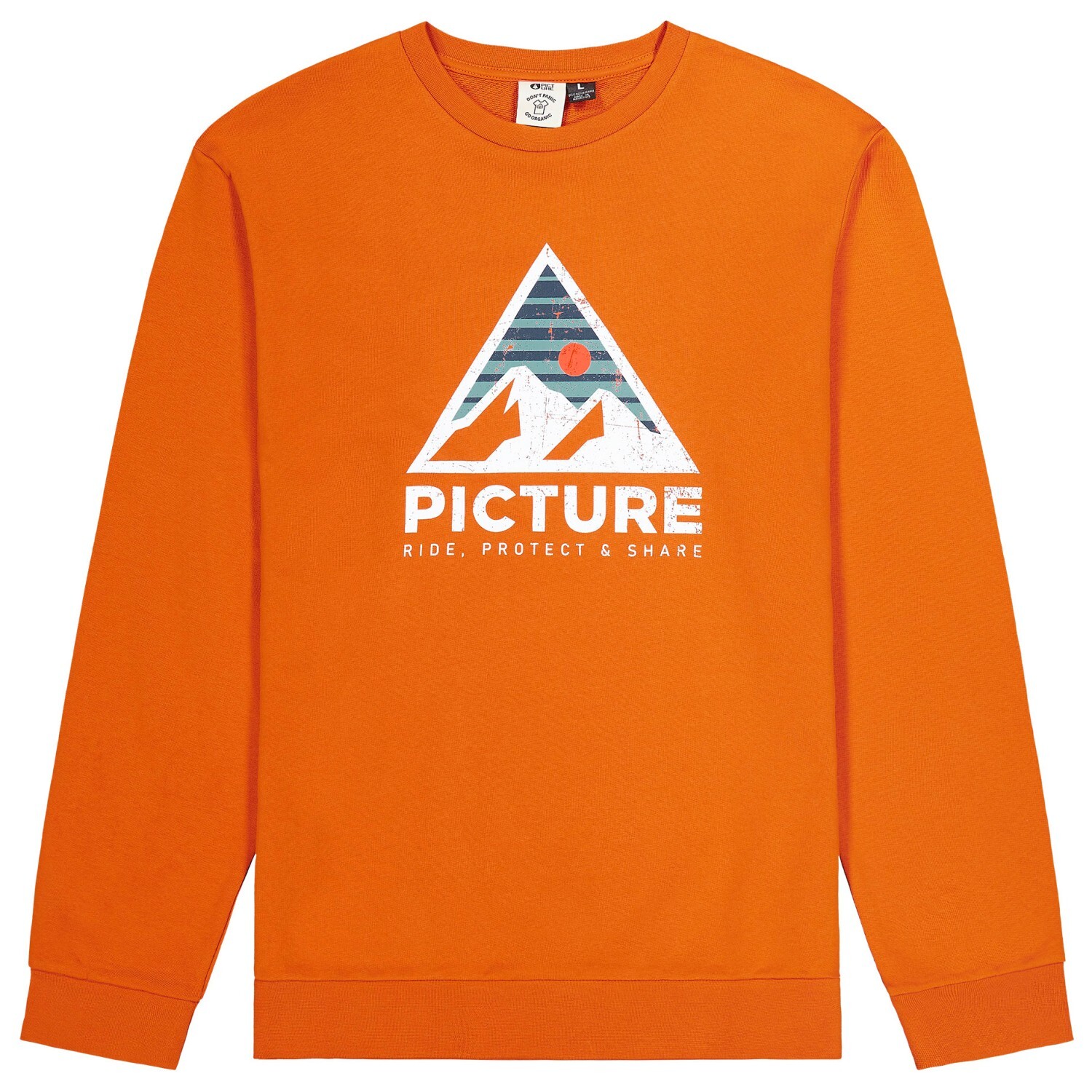 

Пуловер Picture Authentic Crew, цвет Sunset