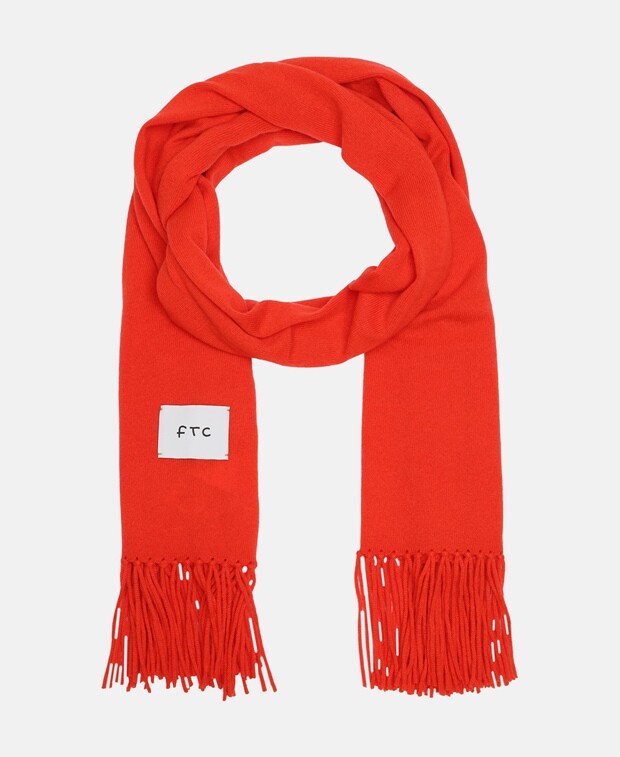 

Кашемировый шарф FTC Cashmere, красный
