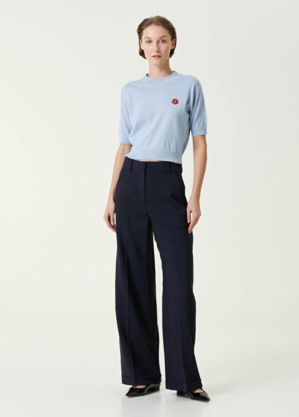 

Индивидуальные брюки из шерсти Kenzo, синий